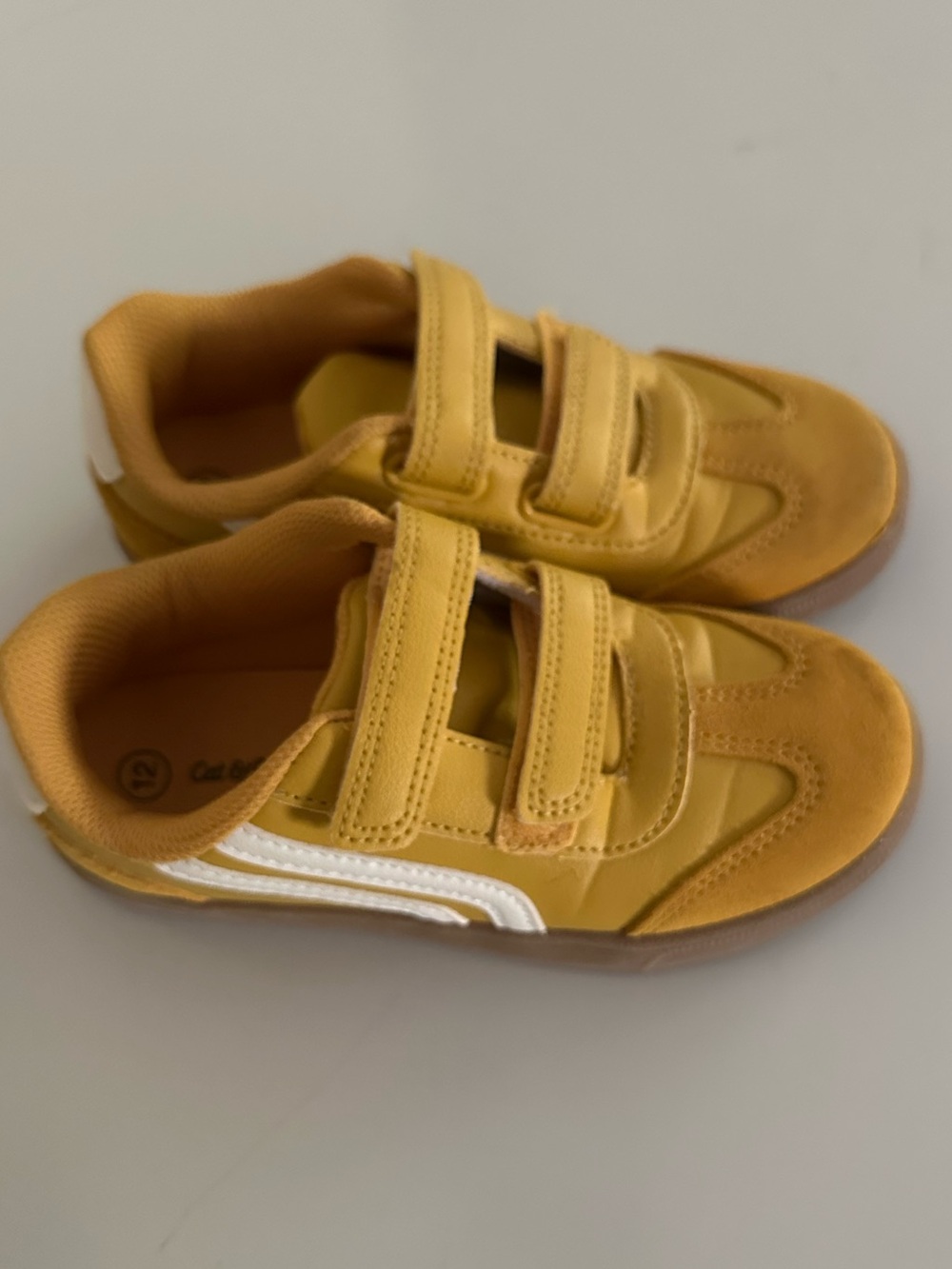 Kids' Yellow Velcro Sneakers - cat and Jack